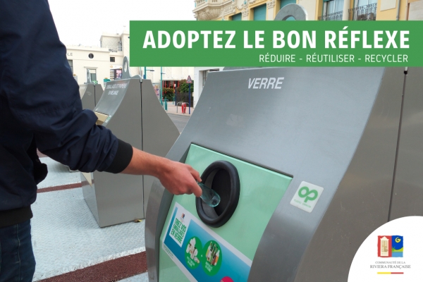 LE VERRE SE TRIE POUR ÊTRE RECYCLÉ !