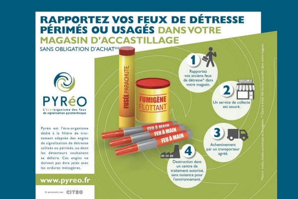 TRI &amp; RECYCLAGE : PENSEZ AUSSI AUX FEUX DE DÉTRESSE PÉRIMÉS OU USAGÉS 