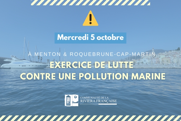 LUTTE CONTRE LA POLLUTION MARINE : EXERCICE DE SIMULATION