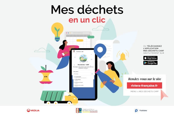 MES DÉCHETS-CARF : LE NOUVEAU SERVICE NUMÉRIQUE POUR TOUT SAVOIR SUR LES DÉCHETS...