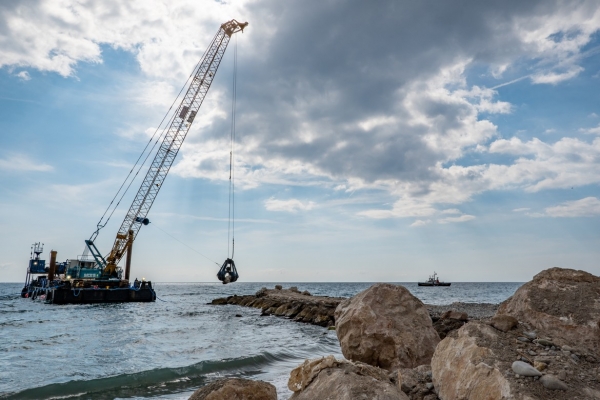 SÉCURISATION DU LITTORAL : LES TRAVAUX ONT COMMENCÉ DANS LA BAIE DU SOLEIL