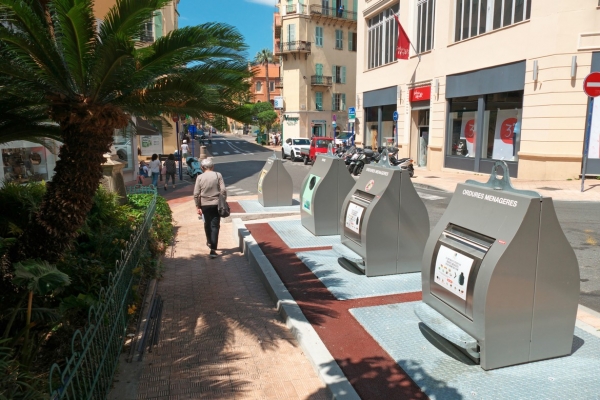 TRI &amp; RECYCLAGE : DE NOUVEAUX CONTENEURS ENTERRES A MENTON
