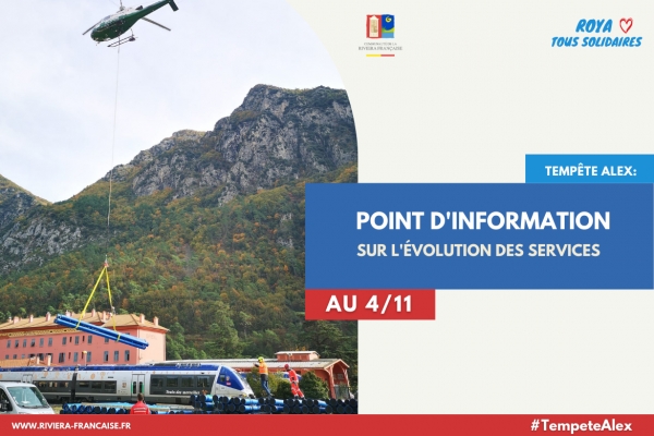 TEMPÊTE ALEX : ACTIONS DES SERVICES SUR LE TERRAIN [MAJ AU 4/11]