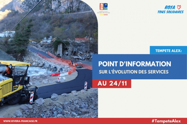 TEMPÊTE ALEX : ACTIONS DES SERVICES SUR LE TERRAIN [MAJ AU 24/11]