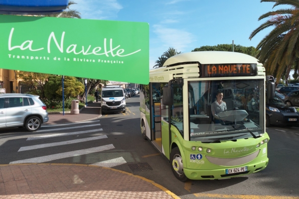 RESEAU ZEST : La Navette 100% électrique et gratuite circule à Menton