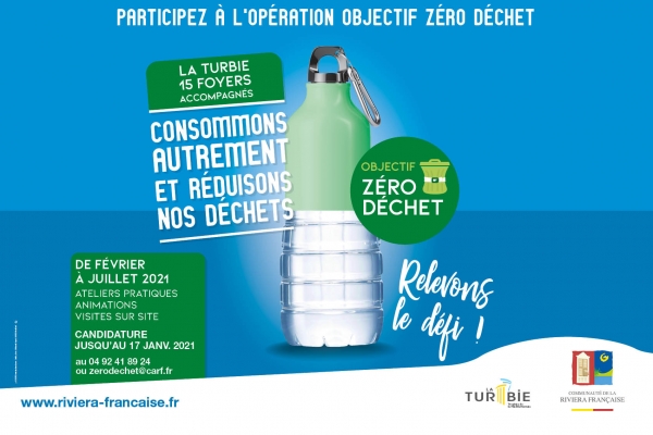 OPÉRATION &quot;OBJECTIF ZÉRO DÉCHET&quot; À LA TURBIE : LES INSCRIPTIONS SONT OUVERTES