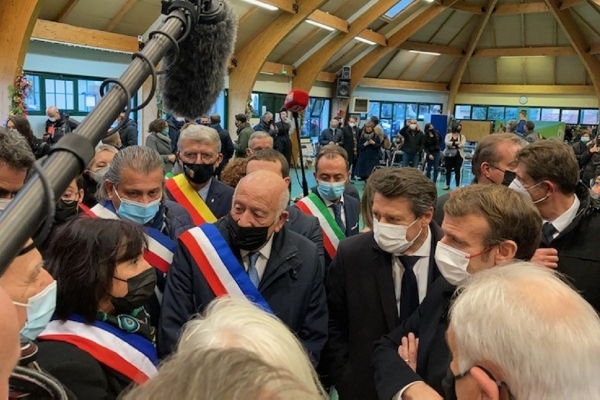 TEMPÊTE ALEX : LE PRÉSIDENT DE LA RÉPUBLIQUE DE RETOUR DANS LA ROYA