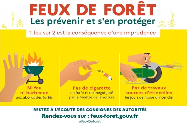 PRÉVENTION &quot;FEU DE FORÊT&quot; EN VIGUEUR CE WEEK-END