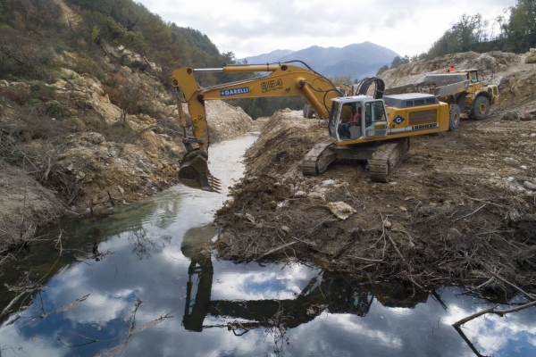 PREVENTION DES INONDATIONS: LES TRAVAUX SUR LA BEVERA AVANCENT A GRANDS PAS